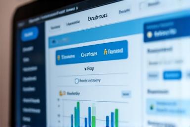 Interface d'une plateforme d'apprentissage en ligne.